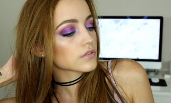 Iridescent Purple & Blue Glitter | Makeup Tutorial