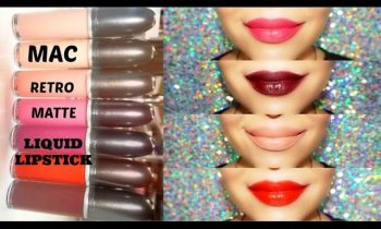 MAC Cosmetics Retro Matte Liquid Lipstick / Swatches