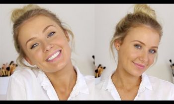 MESSY BUN / MINIMAL MAKEUP: Effortless Summer Look!