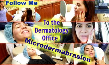Microdermabrasion Demonstration !! Follow me to the Dermotologist!