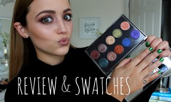 NEW Makeup Geek FOILED Eyeshadows! Review & Swatches!