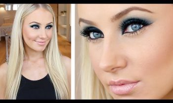 Navy & Gold Party Makeup Tutorial