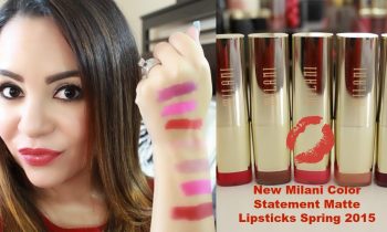 New Milani Color Statement MATTE Lipsticks Spring 2015