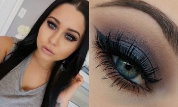 Plum & Navy Blue Smokey Eye Makeup Tutorial