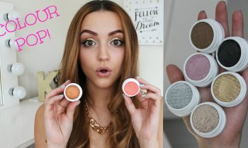 Review/ Swatches! Colour Pop Eyeshadows!