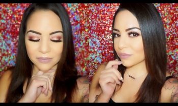 Rose Gold Makeup Tutorial / KathleenLights Colourpop Where the Night is