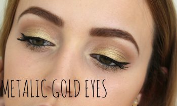 Simple Gold Eyes- Colour Pop Tutorial