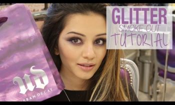Tutorial | Purple Glitter Smoke Out Tutorial w/ Urban Decay | Kaushal Beauty ad