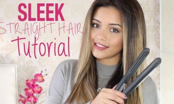 Tutorial | Sleek Straight Hair Tutorial + Mini Haircare Routine | Kaushal Beauty