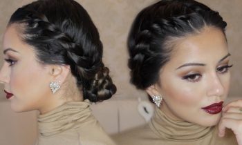 Twisted Crown Braid Up-Do Hair Tutorial | Kaushal Beauty
