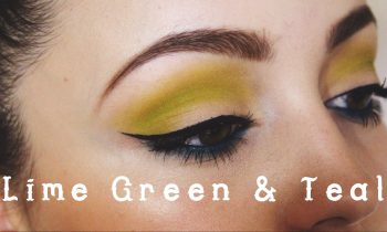 Urban Decay Electric Palette Tutorial- Lime Green & Teal