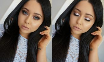 Whimsical Icey White Smokey Eye Makeup Tutorial