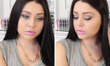 Valentines Day Makeup Tutorial ♡ Neutral Glowing Smokey Eye & Flirty Pink Lip