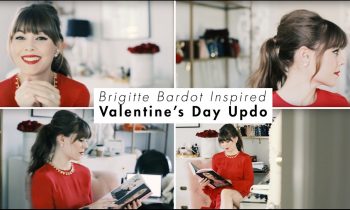 Brigitte Bardot Inspired Valentine’s Day Updo