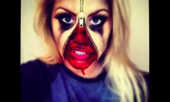 zipper face sfx makeup tutorial