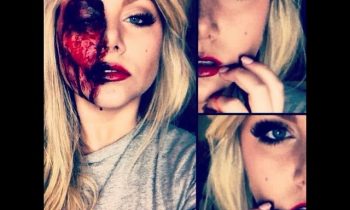 zombie monroe makeup tutorial