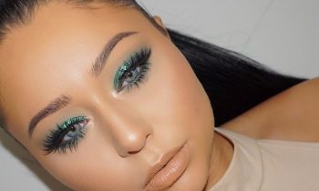 Emerald Green Jewel Tone Glitter Smokey Eye Makeup Tutorial