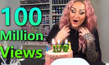 Naio Nails Celebrates 100m Views on YouTube.
