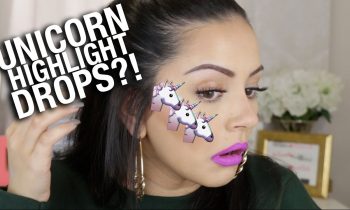 TESTING OUT UNICORN HIGHLIGHT DROPS 🤔🦄💜😱