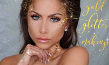 Gold Glitter Festival Makeup tutorial | BeeisforBeeauty