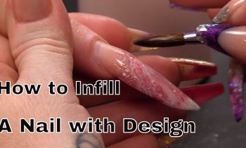 How to Infill a Nail Which Has Artwork on