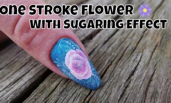 One Stroke Flower with Sugaring Effect