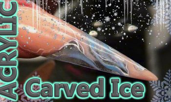 Carved Ice Acrylic Nail Tutorial – Extreme Stiletto – Step by Step – Ice Queen Inspired Look