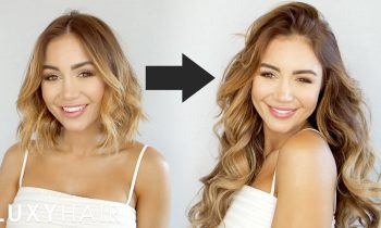 How To Clip In and Blend Hair Extensions With Short Hair | Luxy Hair