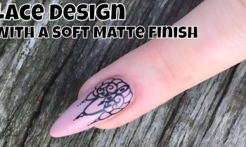 Lace Design with a Soft Matte Finish