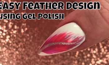 Easy Feather Design using Gel Polish
