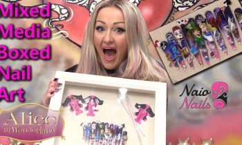 Alice In Wonderland – Part 16  – Mixed Media Boxed Nail Art