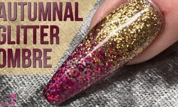 Autumnal Glitter Ombré Design – Quick and Easy Nail Tutorial – Transparent Look