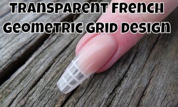Transparent French Geometric Grid Design