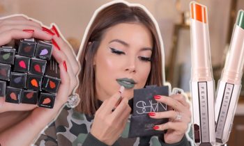 NEW FENTY BEAUTY MATTEMOISELLE LIPSTICK TRY ON + REVIEW