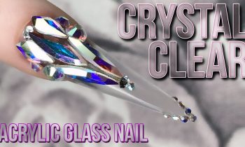 Glass Slipper Stiletto Nail Design – Crystal Clear Acrylic – Step by Step Tutorial – Naio Nails