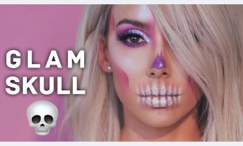 EASY SKULL HALLOWEEN MAKEUP TUTORIAL