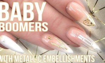 Baby Boomer Full Look – With Encapsulated Metallic Embellishments