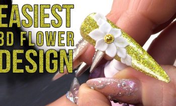 EASIEST 3D ACRYLIC FLOWER EVER!