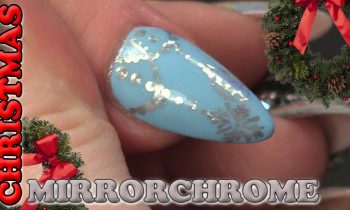 Mirror Chrome Christmas Nail Art – Hidden Design Reveal – Step by Step Tutorial