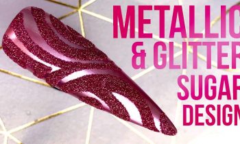 Metallic & Glitter Nail Design – Sugared Effect – Quick & Easy Nail Tutorial