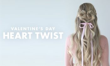 Trying a Pinterest-Inspired Heart Hairstyle