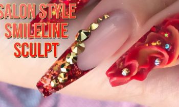 How to do a Salon Style Smileline – A Song of Ice and Fire – Full Look – Step by Step Nail Tutorial