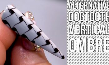 Alternative Dogtooth Nail Design – Vertical Ombre