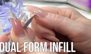 How to do an Infill Using Dual Forms and Acrylic – Nail Tutorial
