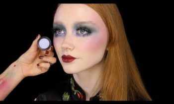 DRAMATIC MAKEUP USING 50 YEAR OLD VINTAGE COSMETICS