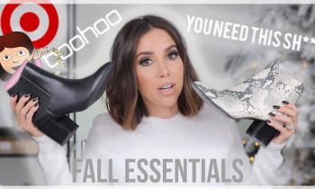 A FALL HAUL| BASICS & BOOTIES | ESSENTIALS