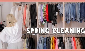 ORGANIZE WITH ME | SPRING CLEANING + DECLUTTER MY CLOSET