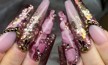 Worst Nail Client Ever, Again – Reverse Ombre Fade – Extreme Acrylic Ballerina